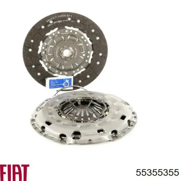 Комплект зчеплення (3 частини) Fiat/Alfa/Lancia 55355355 ціна, від 99.36 USD