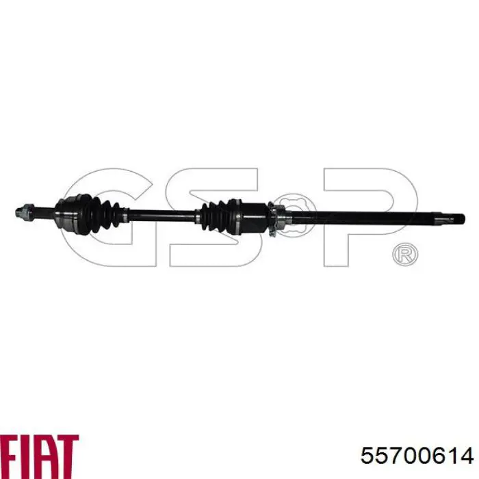 Піввісь передня, права Fiat/Alfa/Lancia 55700614 ціна, від 112.08 USD