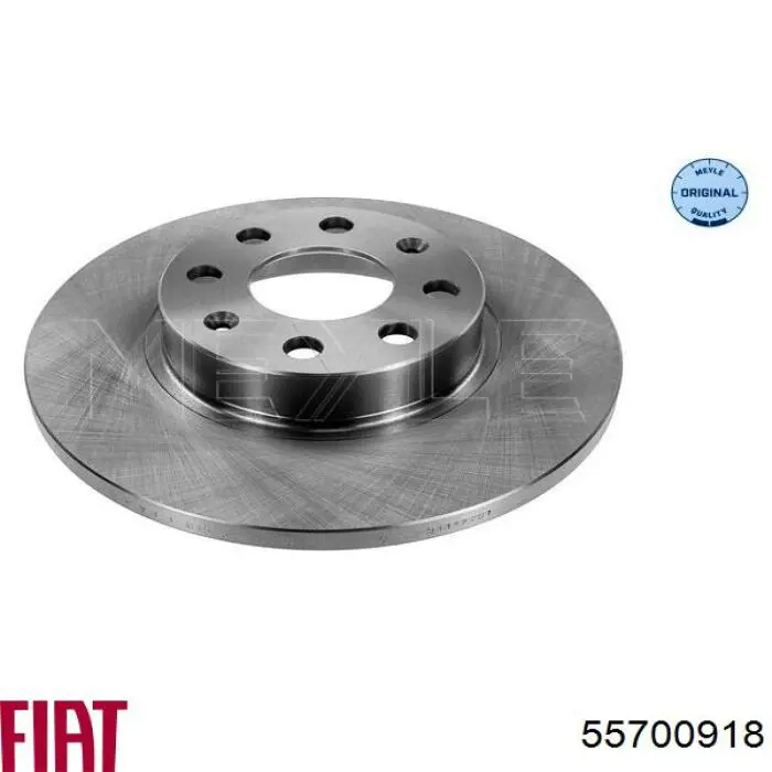 Диск переднього гальма Fiat/Alfa/Lancia 55700918 ціна, від 29.86 USD