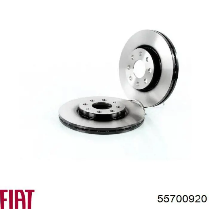 Диск переднього гальма Fiat/Alfa/Lancia 55700920 ціна, від 31.09 USD