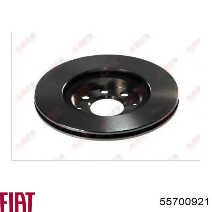 Диск переднього гальма Fiat/Alfa/Lancia 55700921 ціна, від 31.67 USD