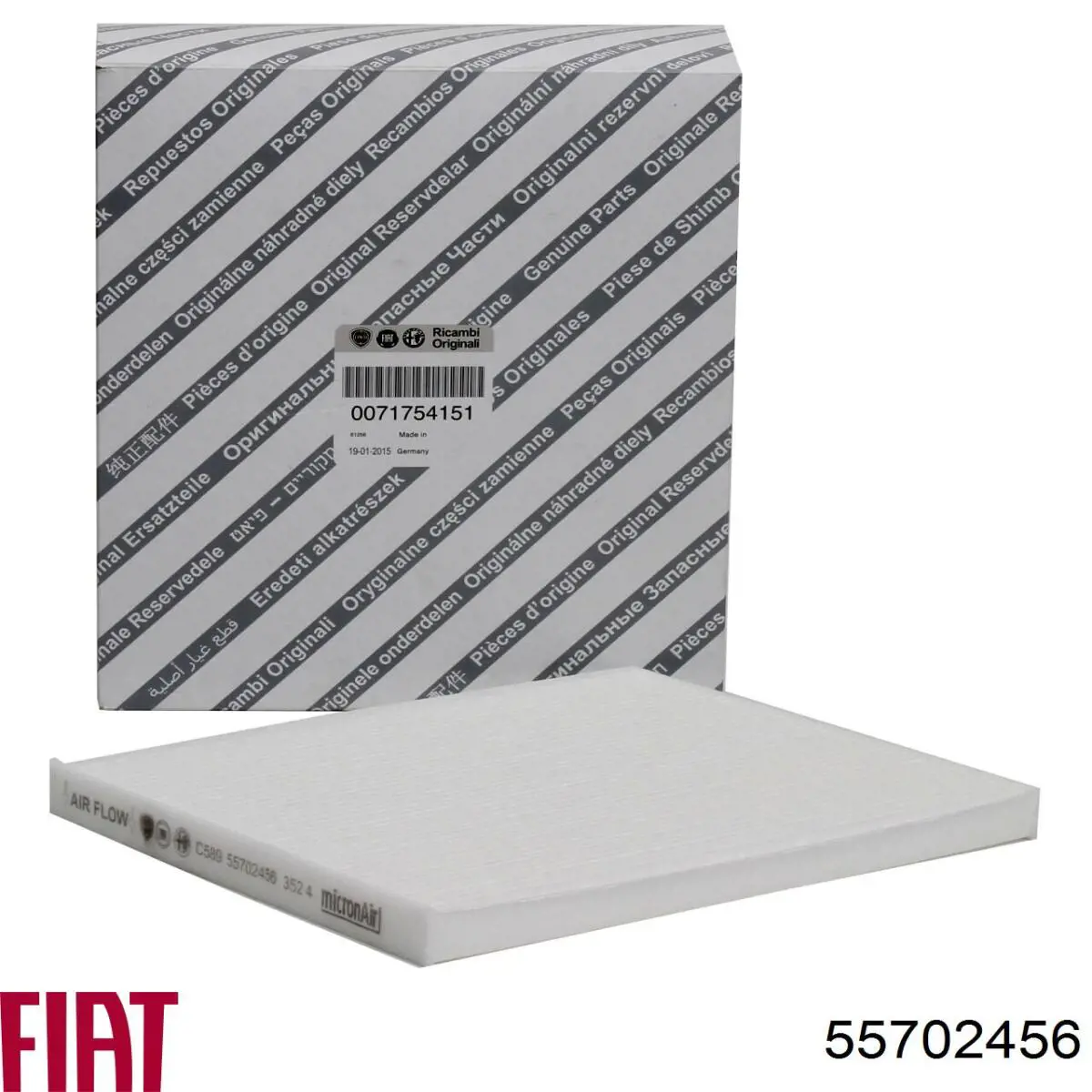 Купити 55702456 Fiat/Alfa/Lancia Фільтр салону вугільний