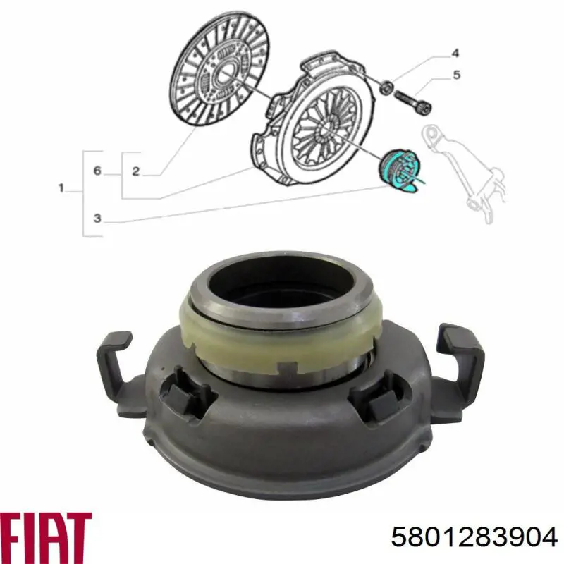 Куліса перемикання передач 5801283904 Fiat/Alfa/Lancia