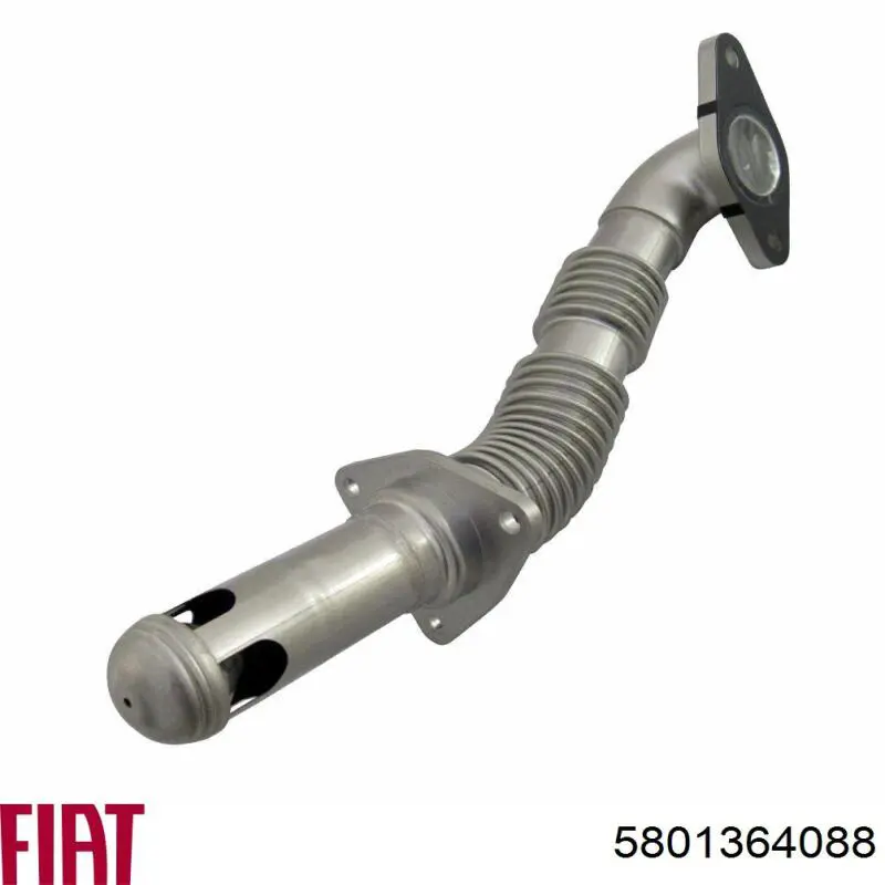 5801364088 Fiat/Alfa/Lancia Шланг (патрубок) радіатор EGR, подача