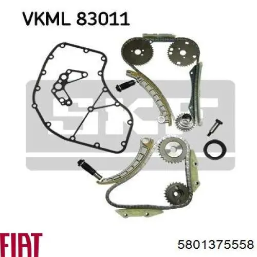 TCK194LC FAI Ланцюг ГРМ, комплект