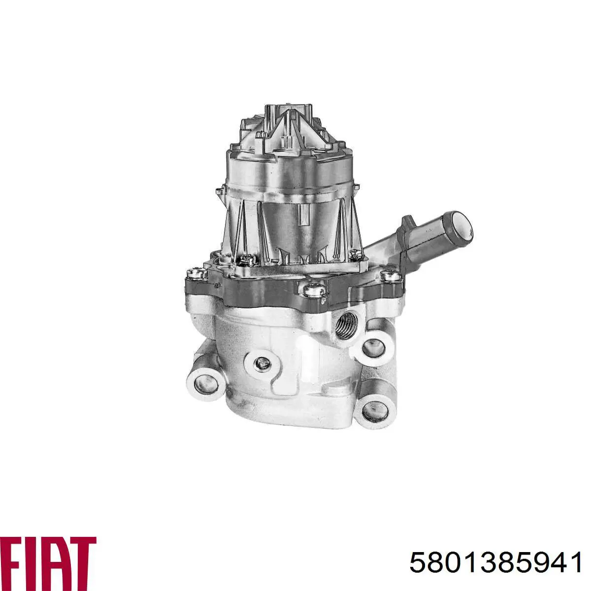 Клапан EGR, рециркуляции газов FIAT 5801385941