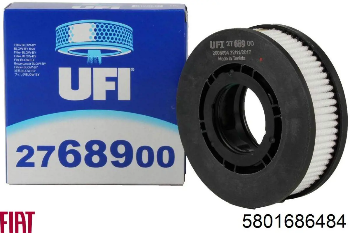 Фільтр вентиляції картера Fiat/Alfa/Lancia 5801686484 ціна, від 14.69 USD