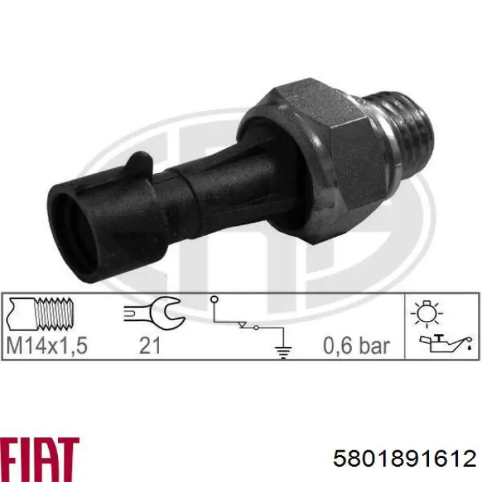 Купити 5801891612 Iveco Датчик тиску масла
