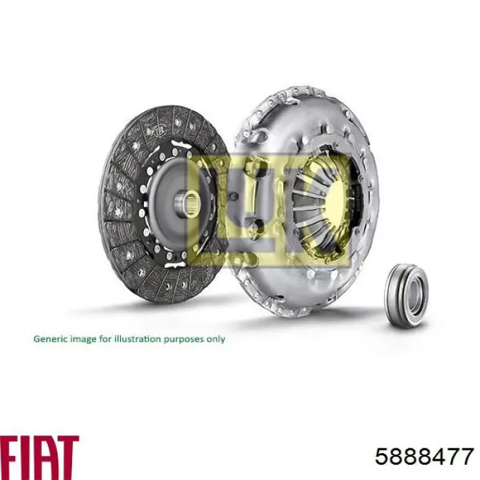 4317694 Fiat/Alfa/Lancia Натискний диск зчеплення