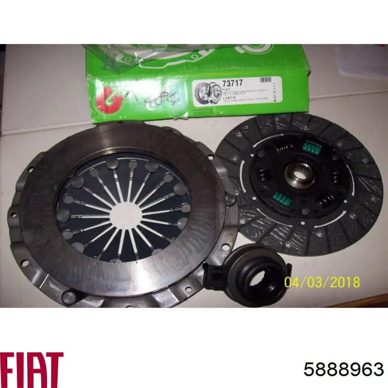 Комплект зчеплення (3 частини) Fiat/Alfa/Lancia 5888963 ціна, від 200.89 USD