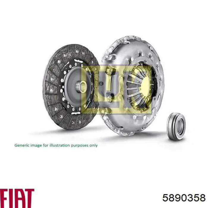 Купити 5890358 Fiat/Alfa/Lancia Комплект зчеплення (диск, корзина, підшипник)