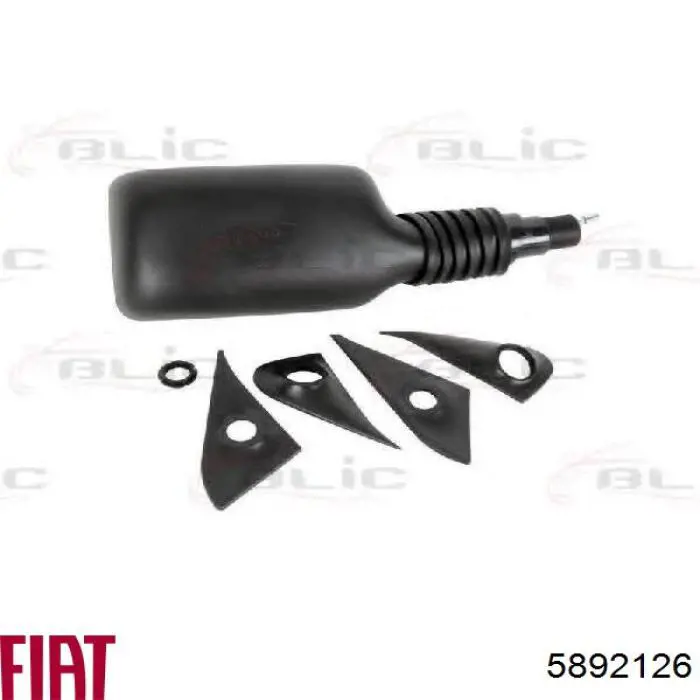 Праве бічне дзеркало Fiat/Alfa/Lancia 5892126 ціна, від 19.60 USD