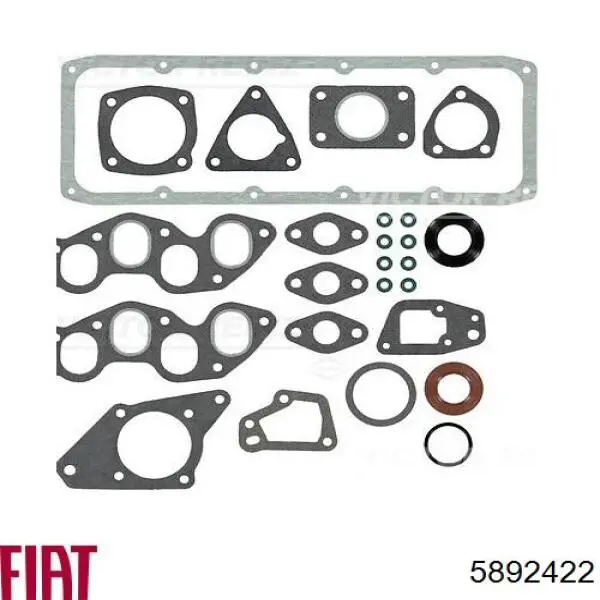 Комплект прокладок двигуна, повний Fiat/Alfa/Lancia 5892422 ціна, від 50.11 USD
