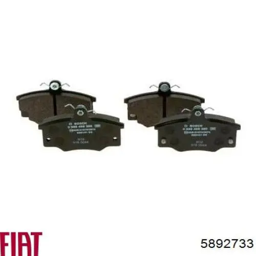 Гальмівні колодки Fiat/Alfa/Lancia 5892733 ціна, від 16.27 USD