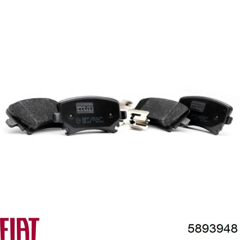 Гальмівні колодки Fiat/Alfa/Lancia 5893948 ціна, від 29.16 USD
