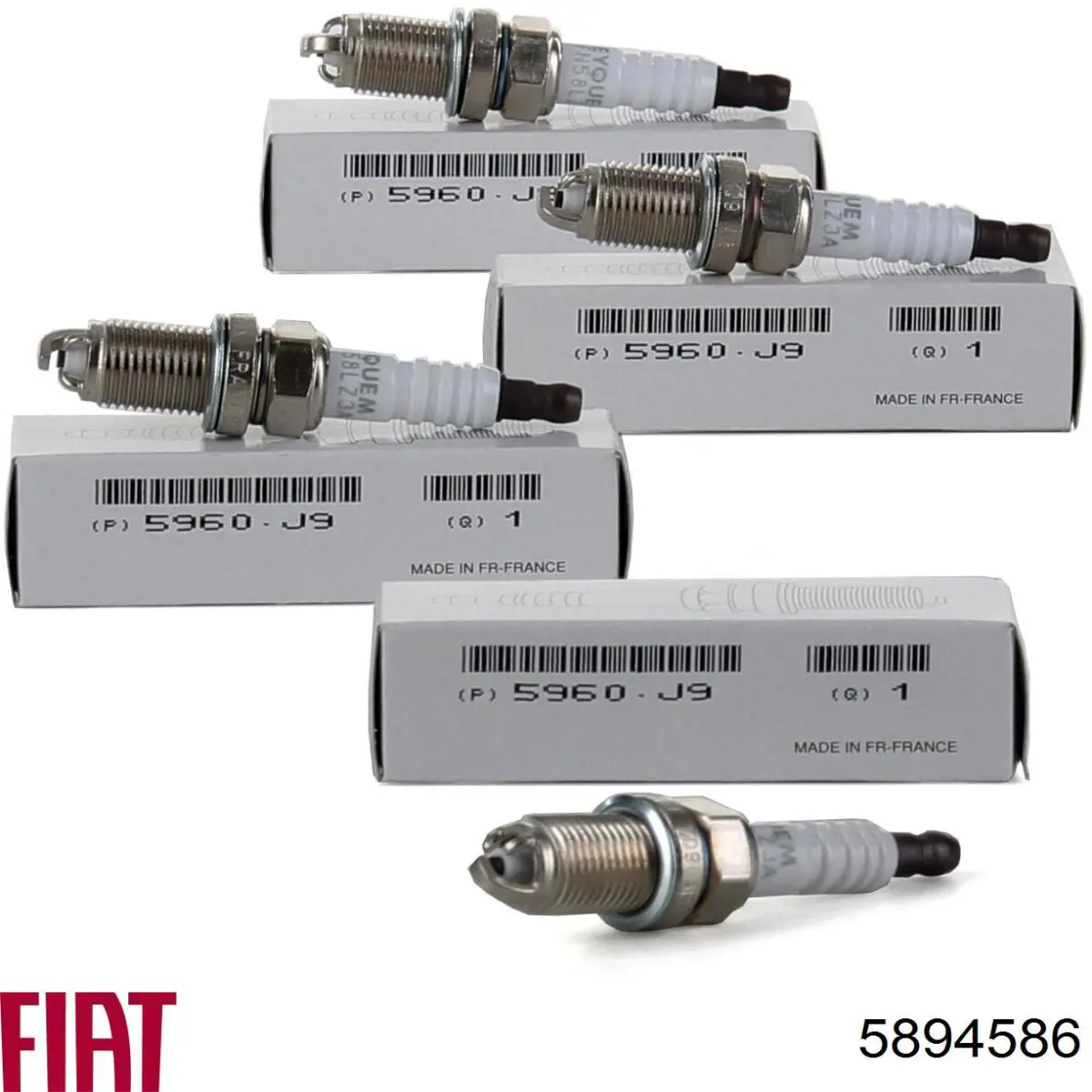 Свічки автомобільні Fiat/Alfa/Lancia 5894586 ціна, від 2.74 USD