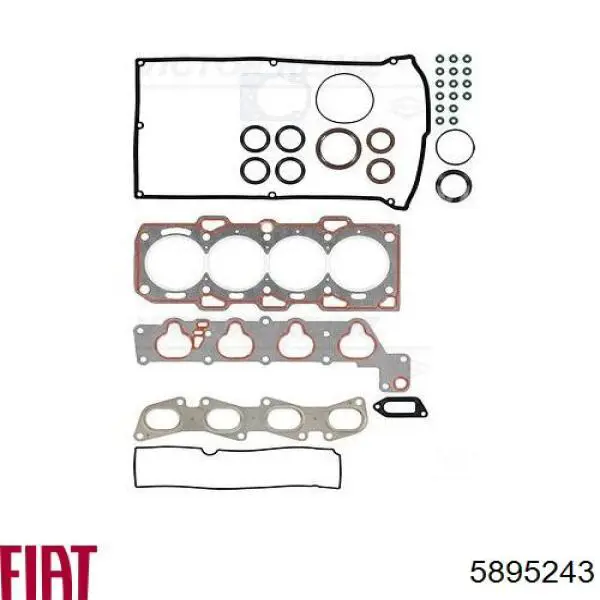 5895243 Fiat/Alfa/Lancia комплект прокладок двигуна, верхній