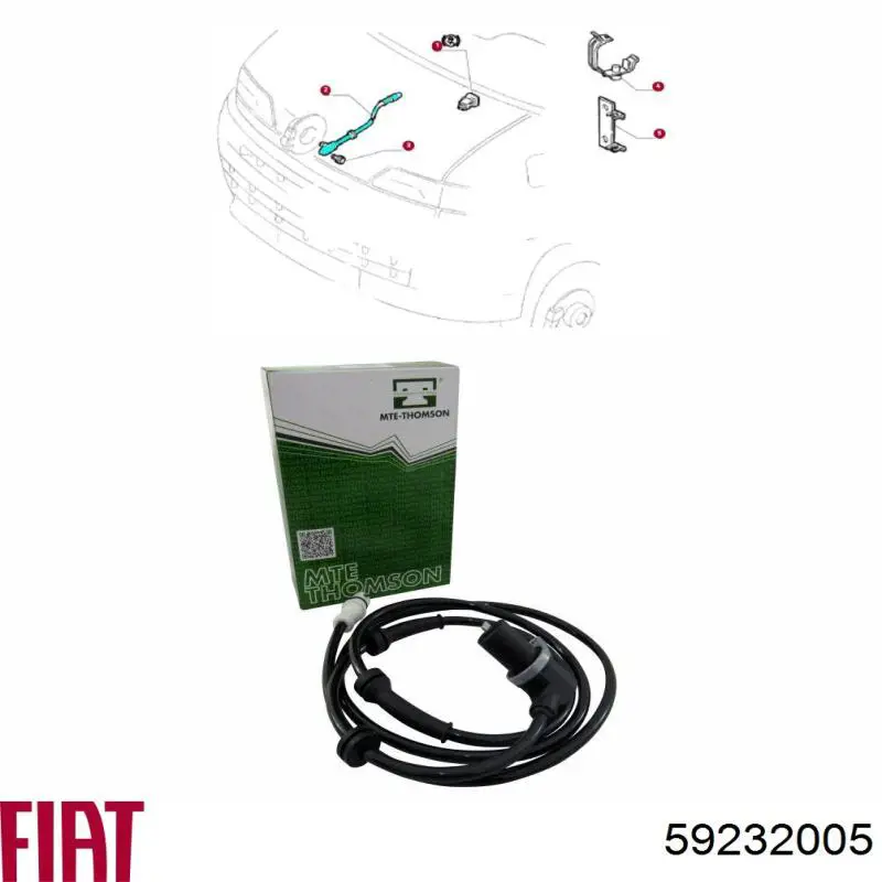 59232005 Fiat/Alfa/Lancia Датчик АБС