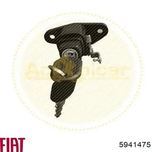 Лічинка замка кришки багажника на Fiat Uno  146A