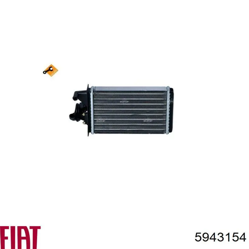 5943154 Fiat/Alfa/Lancia Радіатор опалювача салону