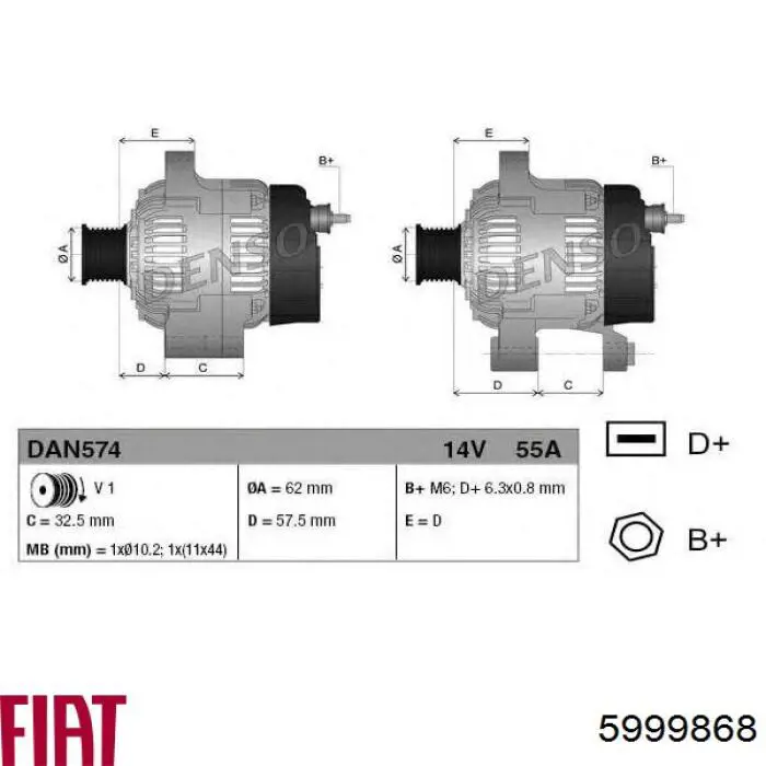 Купити MG432 Mahle Original Генератор