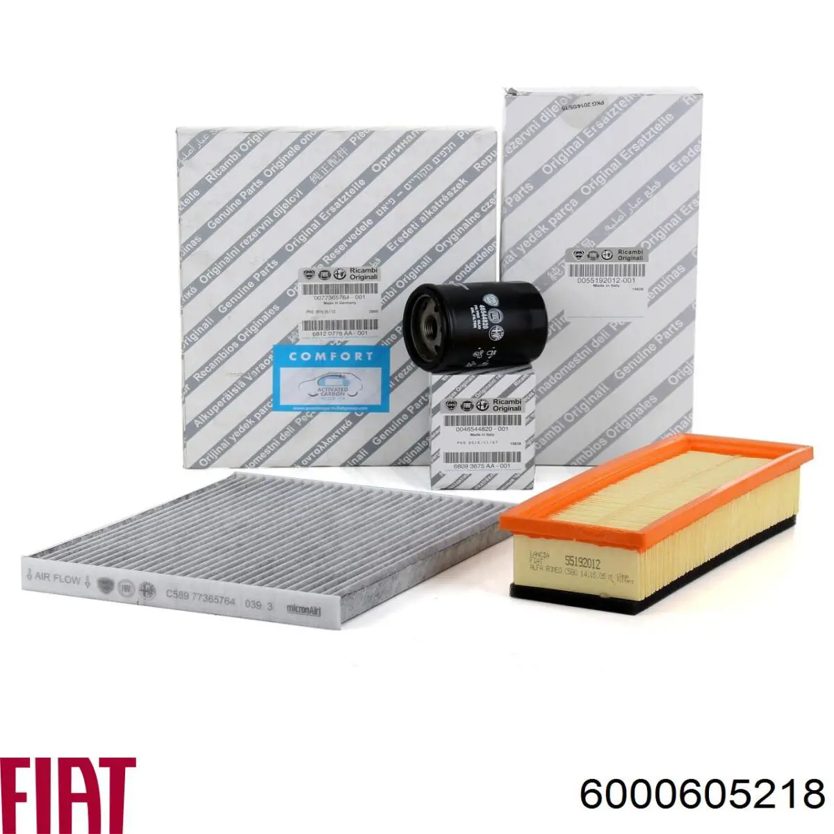 Масляний фільтр двигуна Fiat/Alfa/Lancia 6000605218 ціна, від 7.04 USD