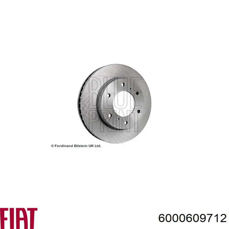 6000609712 Fiat/Alfa/Lancia Гальмо дискове переднє