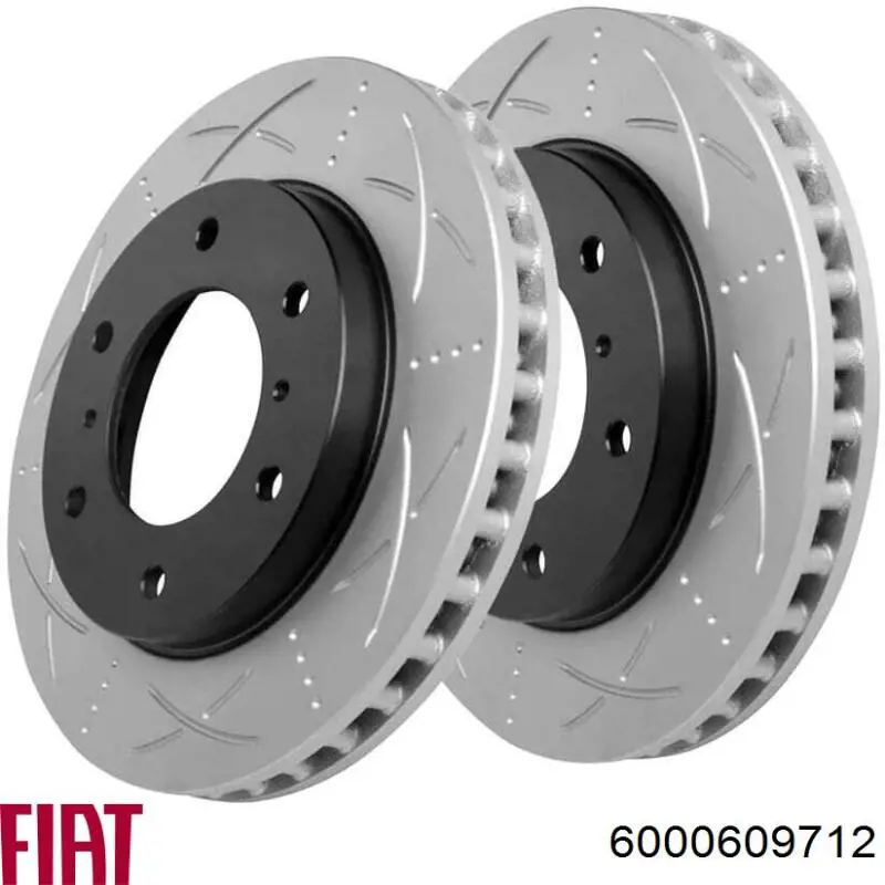 Диск переднього гальма Fiat/Alfa/Lancia 6000609712 ціна, від 16.47 USD