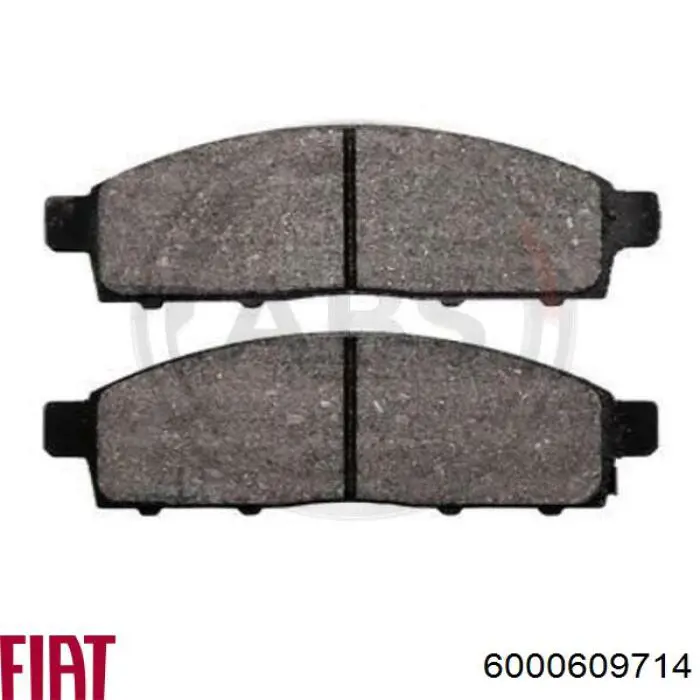 Передні тормозні колодки 6000609714 Fiat/Alfa/Lancia