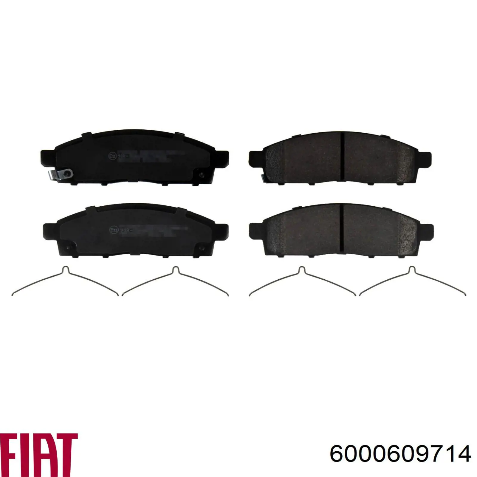 Купити 6000609714 Fiat/Alfa/Lancia Колодки гальмівні передні, дискові
