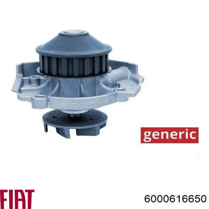 Помпа охолодження Fiat/Alfa/Lancia 6000616650 ціна, від 46.65 USD
