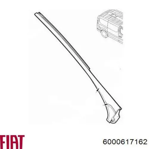 6000617162 Fiat/Alfa/Lancia Переднє ліве крило