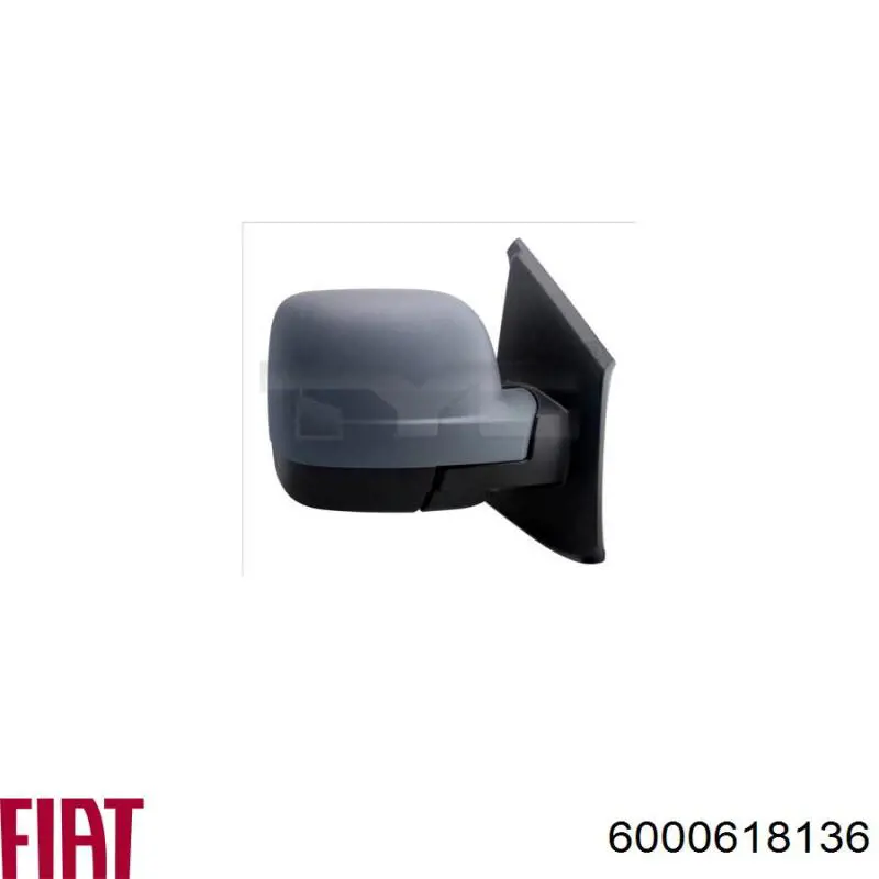 963666705R Renault (RVI) Дзеркальний елемент лівого дзеркала заднього виду