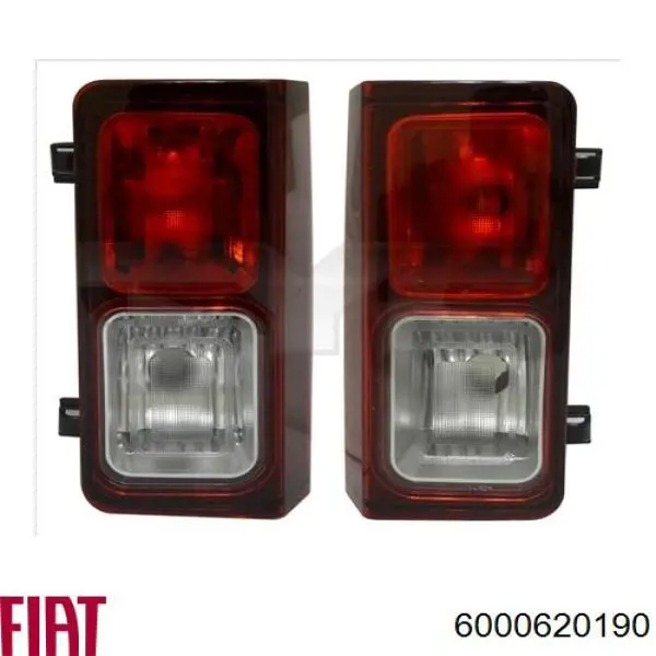 Ліхтар заднього ходу правий Fiat/Alfa/Lancia 6000620190 ціна, від 35.34 USD