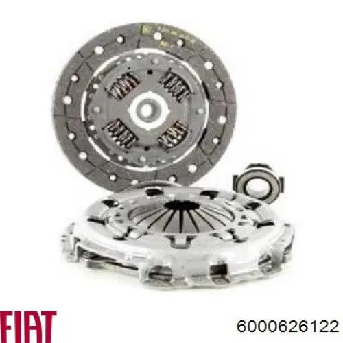 Комплект зчеплення (3 частини) Fiat/Alfa/Lancia 6000626122 ціна, від 112.16 USD
