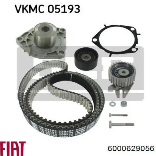 Ремкомплект ГРМ Fiat/Alfa/Lancia 6000629056