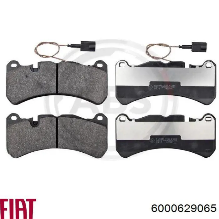 6000629065 Fiat/Alfa/Lancia Передні гальмівні колодки