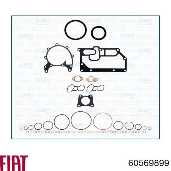60569899 Fiat/Alfa/Lancia прокладка головки блока циліндрів (гбц, ліва)