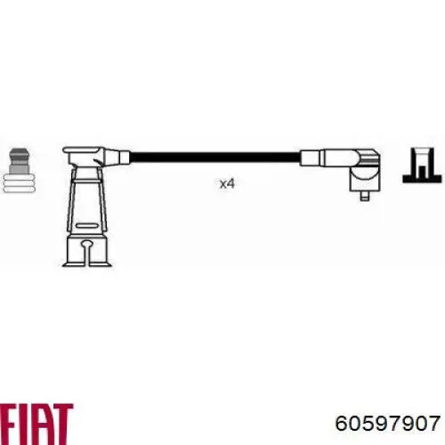 60597907 Fiat/Alfa/Lancia Проводи високовольтні