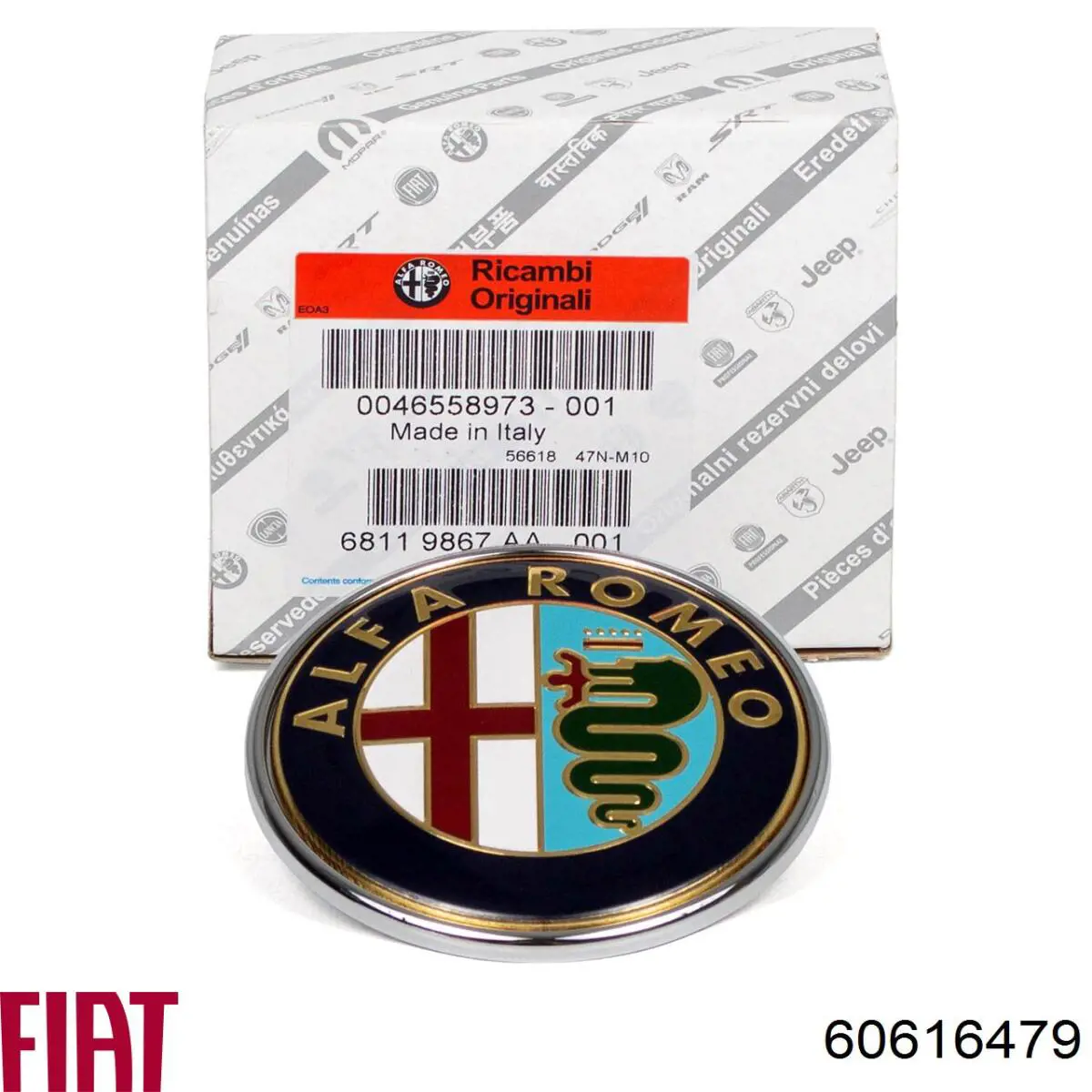 Купити 60616479 Fiat/Alfa/Lancia Болт кріплення амортизатора заднього