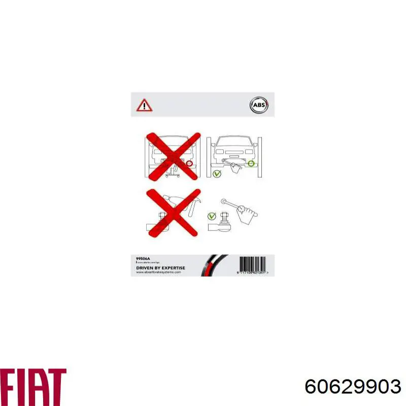 Важіль задньої підвіски нижній, лівий/правий Fiat/Alfa/Lancia 60629903 ціна, від 22.54 USD