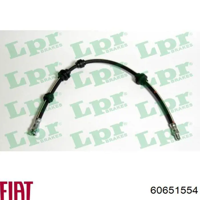 60651554 Fiat/Alfa/Lancia Гнучка гальмівна трубка передня