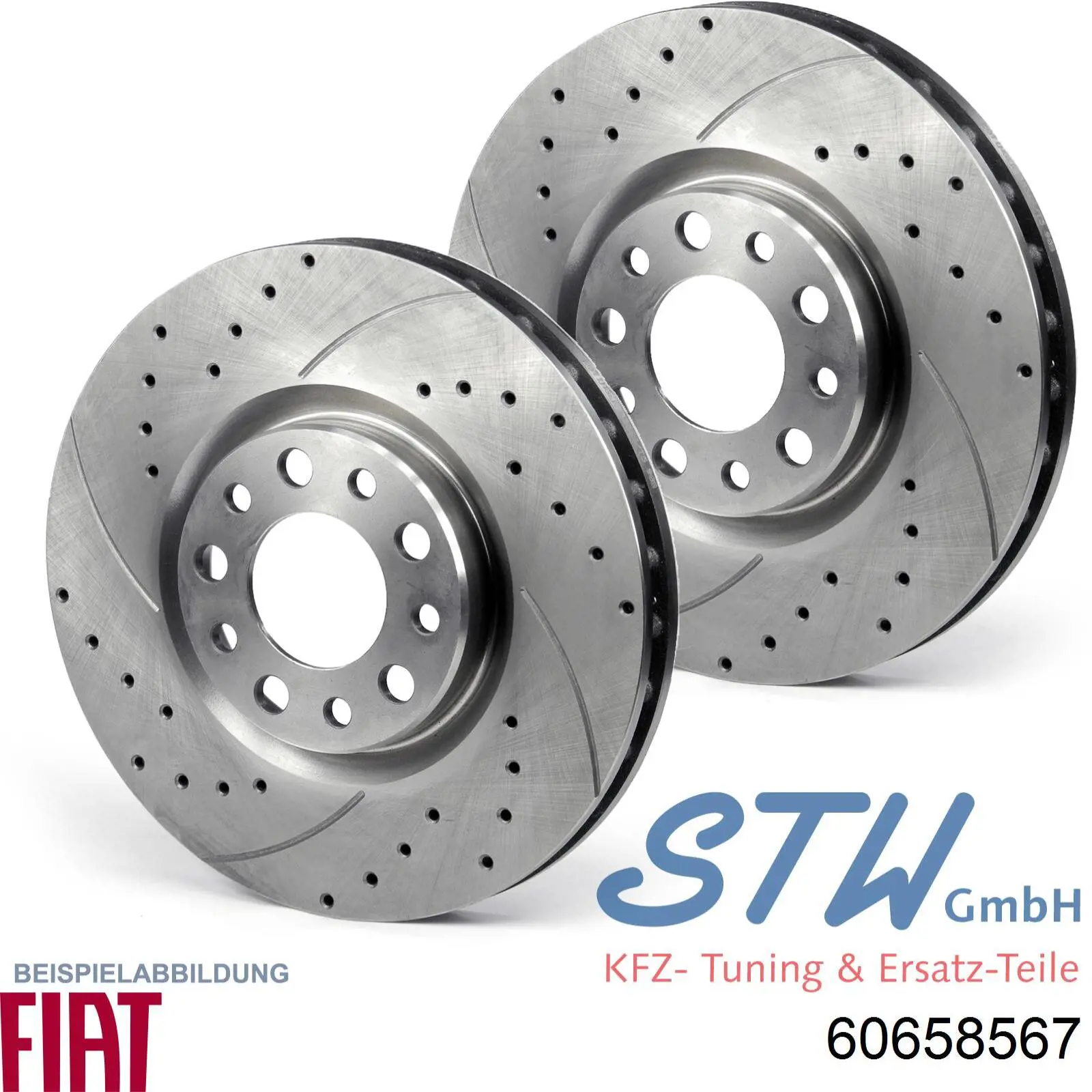Диск переднього гальма Fiat/Alfa/Lancia 60658567 ціна, від 27.56 USD