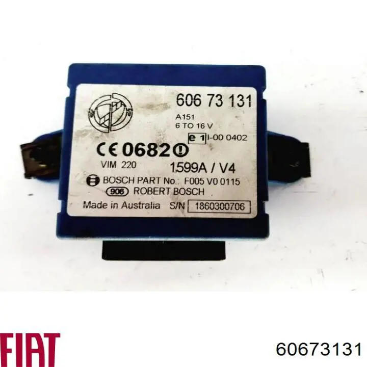  Fiat/Alfa/Lancia 60673131 ціна, від 14.06 USD