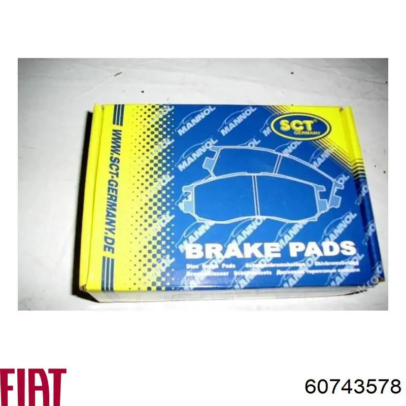 Задні гальмівні колодки Fiat/Alfa/Lancia 60743578 ціна, від 15.57 USD