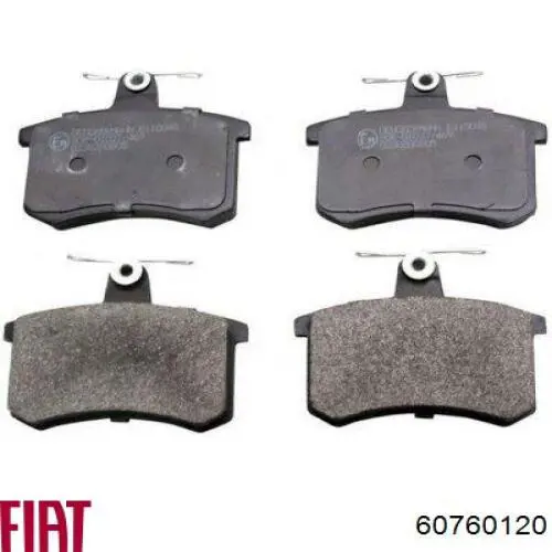 Купити 60760120 Fiat/Alfa/Lancia Задні колодки