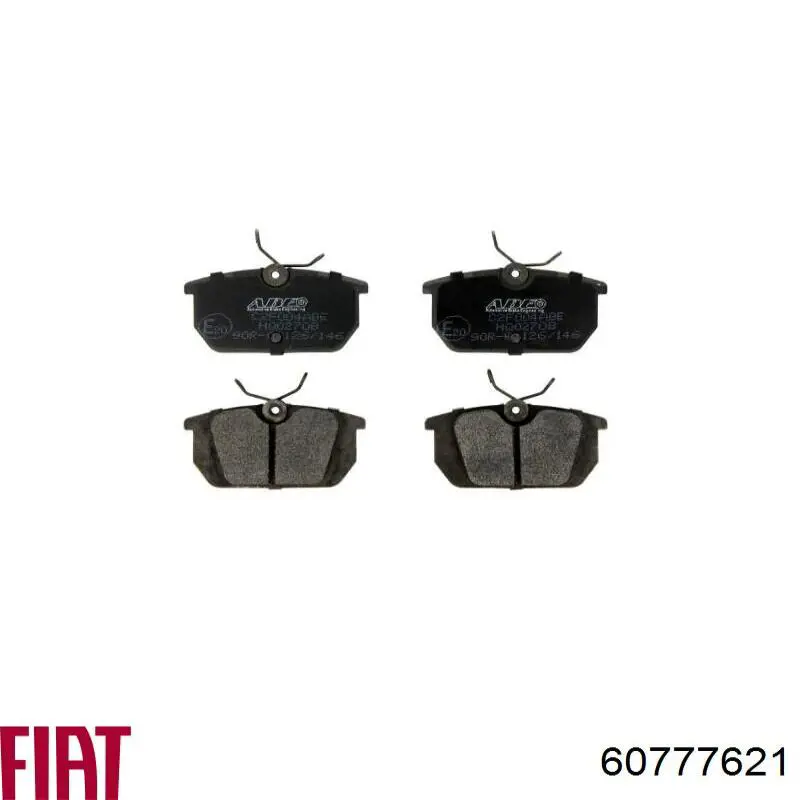 Гальмівні колодки Fiat/Alfa/Lancia 60777621 ціна, від 23.88 USD