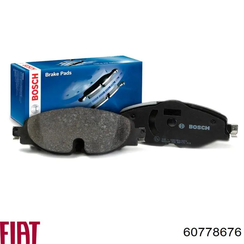 Купити 60778676 Fiat/Alfa/Lancia Колодки гальмівні передні, дискові