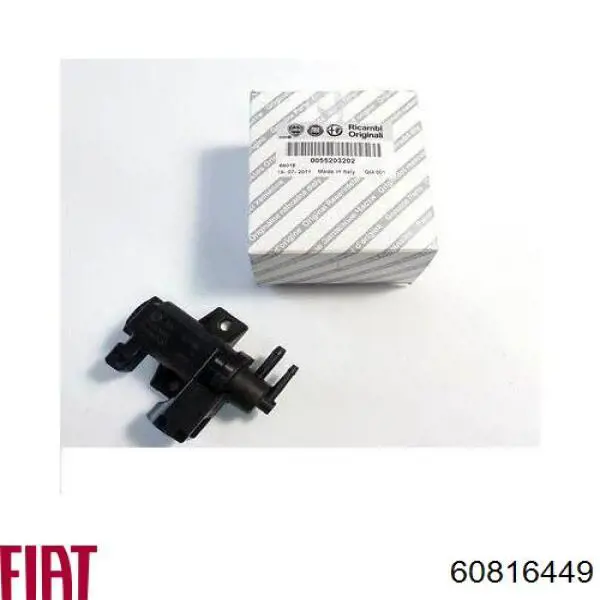 Купити 60816449 Fiat/Alfa/Lancia Клапан перетворювач тиску наддуву (соленоїд)