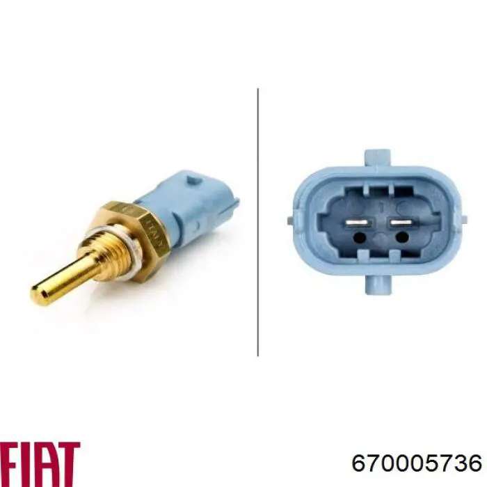 670005736 Fiat/Alfa/Lancia Покажчик температури охолоджуючої рідини